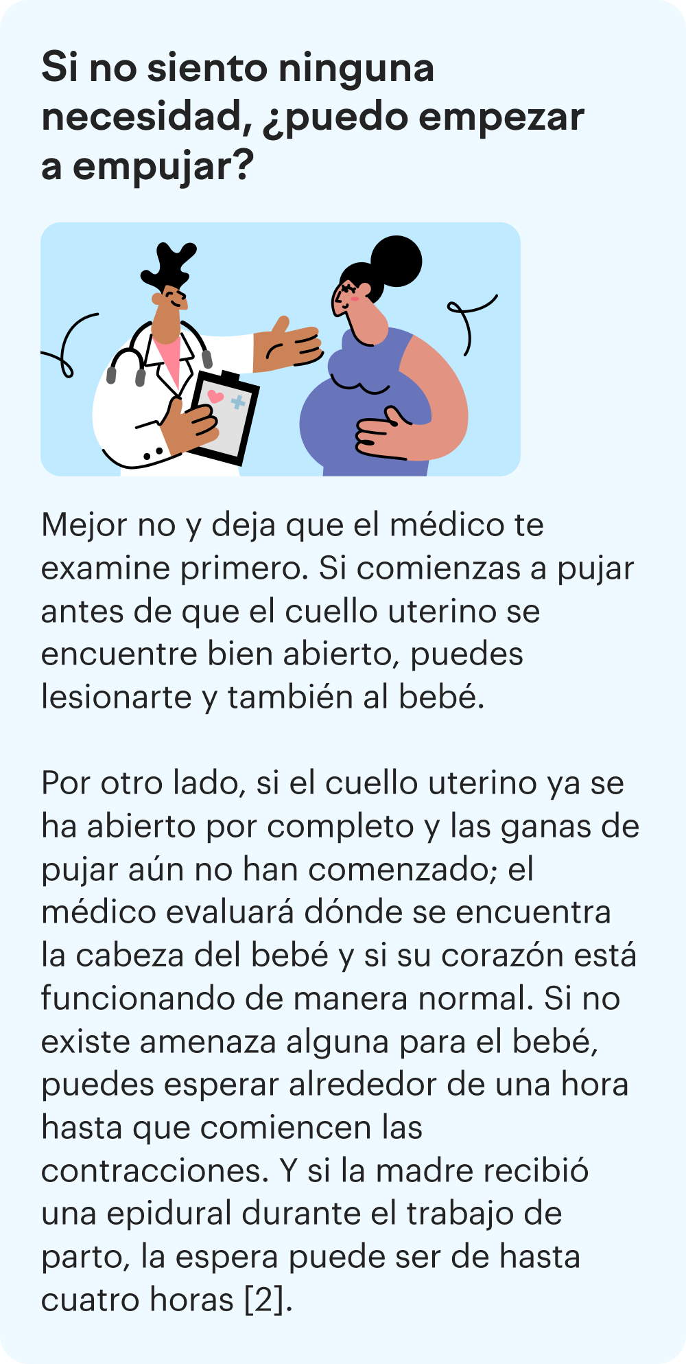 ¿Cómo pujar durante el parto?