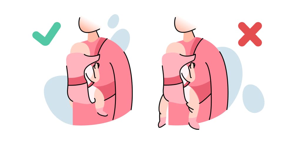 Como levar o bebê junto ao corpo